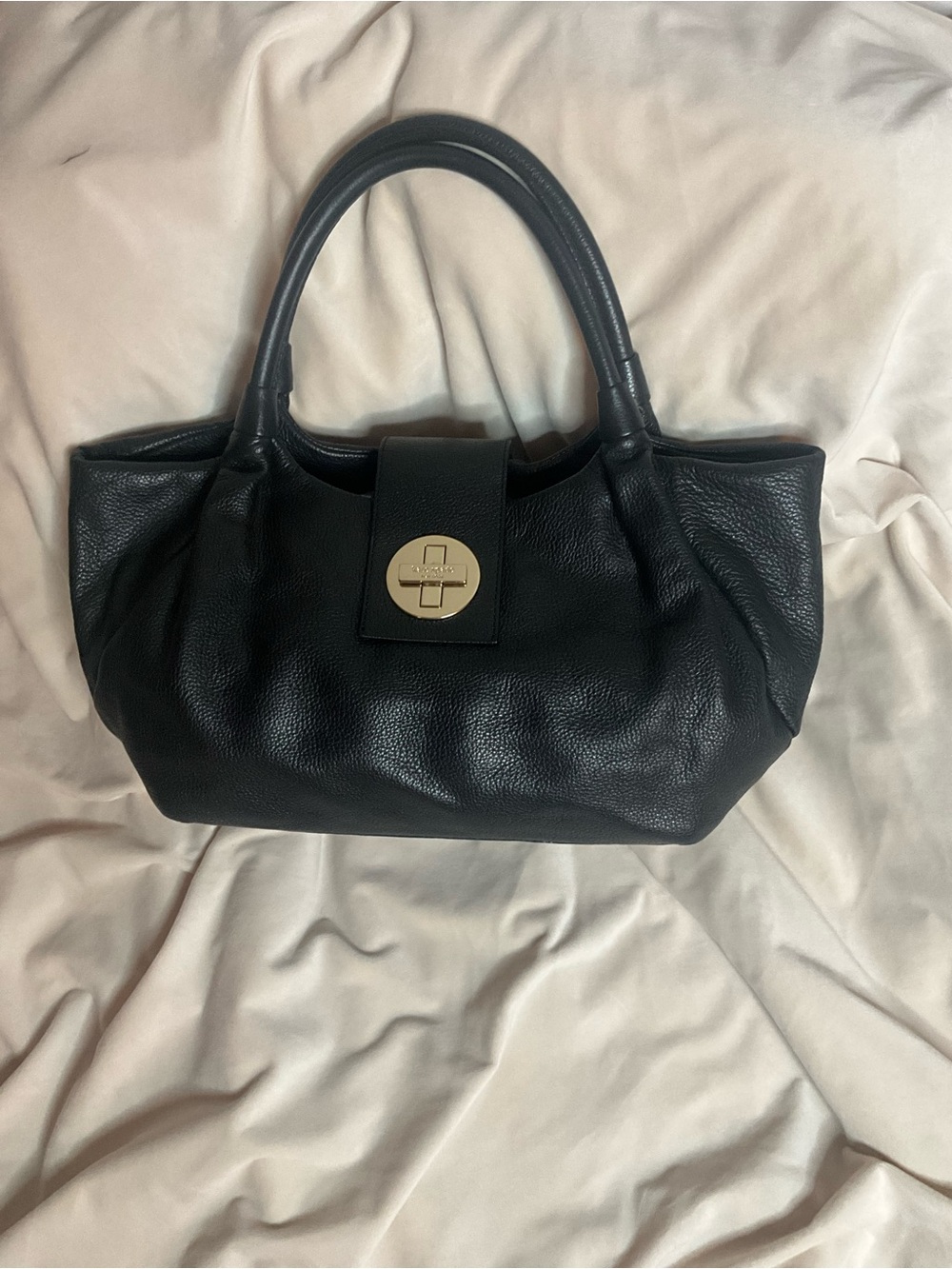 kate spade Black Pebbled Leather Bexley Shoulder Bag